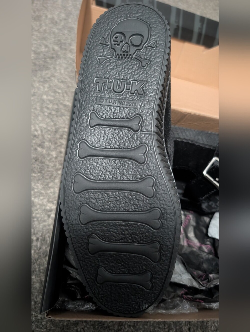T.U.K Viva Velvet Creepers - Picture 3 of 5